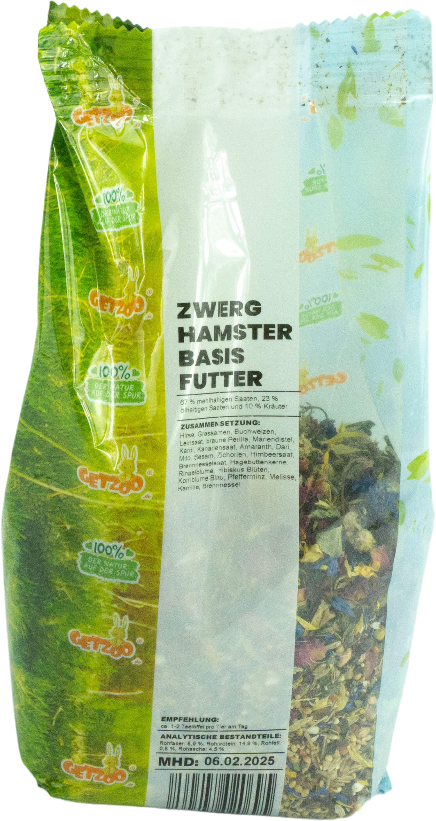Getzoo Zwerghamster Basisfutter 500g